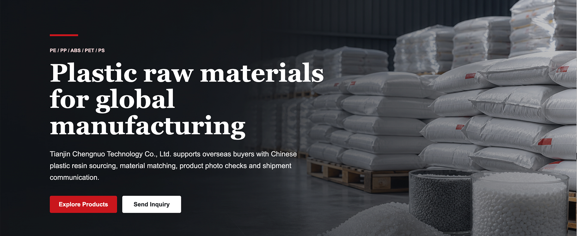 Компания Tianjin Chengnuo Technology Co., Ltd. оказывает поддержку зарубежным покупателям в вопросах поиска китайских пластиковых смол, подбора материалов, проверки фотографий продукции и организации коммуникации по отгрузке.